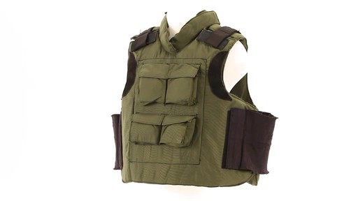 U.S. Military Surplus Point Blank Vest with Kevlar Soft Plates Used - image 9 from the video