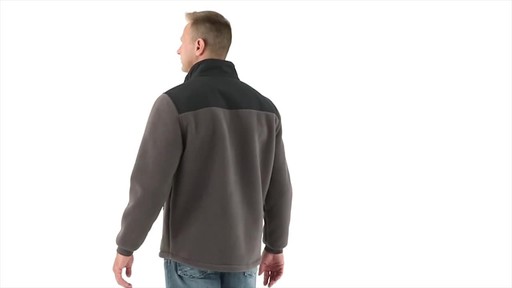 Guide Gear Men's Burly Fleece Jacket 360 View - image 7 from the video