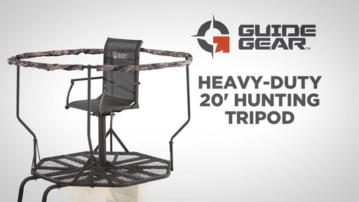Guide Gear Heavy-Duty 20' Hunting Tripod - image 1 from the video