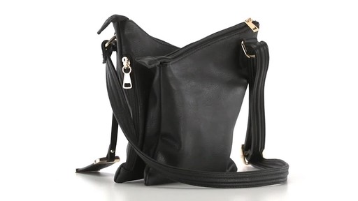 Bulldog Cross Body Concealed Carry Purse with Holster Small 360 View - image 6 from the video