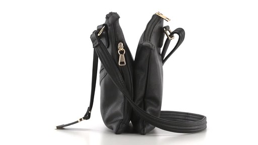 Bulldog Cross Body Concealed Carry Purse with Holster Small 360 View - image 7 from the video