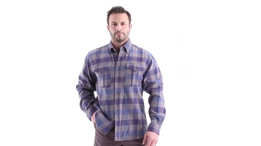 Guide Gear Men's Plaid Chamois Shirt 360 View - image 10 from the video