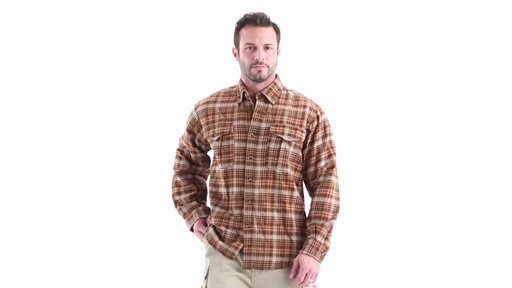 Guide Gear Men's Plaid Chamois Shirt 360 View - image 8 from the video