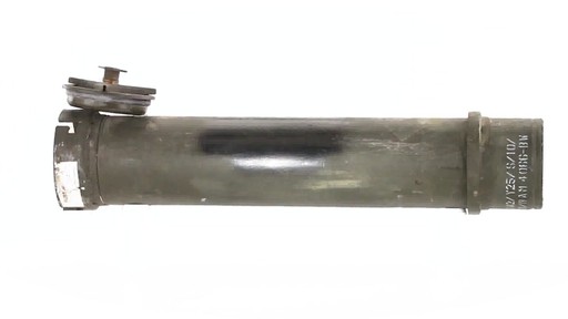 German Military Surplus Waterproof Ammo Tube Used 360 View - image 2 from the video