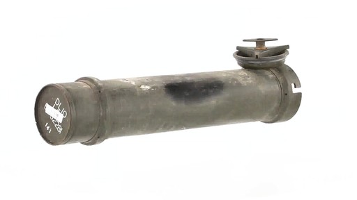 German Military Surplus Waterproof Ammo Tube Used 360 View - image 6 from the video