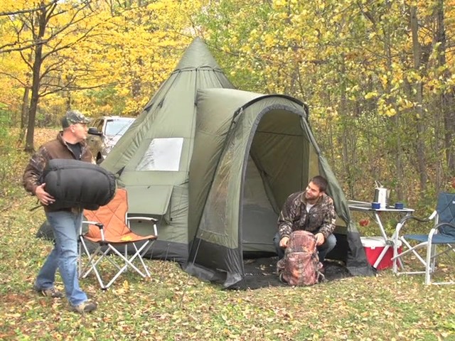 Guide Gear® 14x14' Deluxe Teepee Tent - image 8 from the video