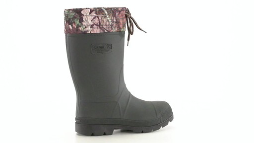 Kamik Men's Sportsman Rubber Boots Waterproof Insulated 360 View - image 10 from the video