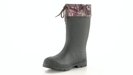 Kamik Men's Sportsman Rubber Boots Waterproof Insulated 360 View - image 4 from the video