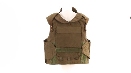 British Military Surplus Light Armored Flak Vest Used - image 2 from the video