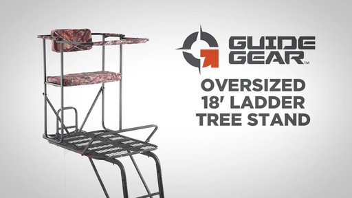 Guide Gear Oversized 18' 1.5-Person Ladder Tree Stand - image 2 from the video