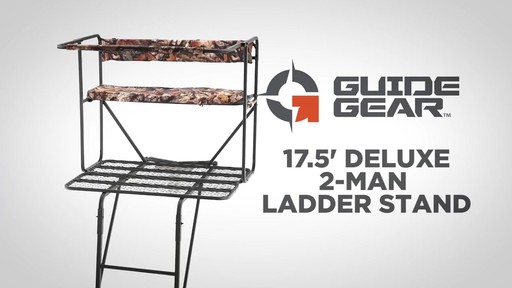 Guide Gear 17.5' Deluxe 2 Man Hunting Ladder Tree Stand - image 1 from the video
