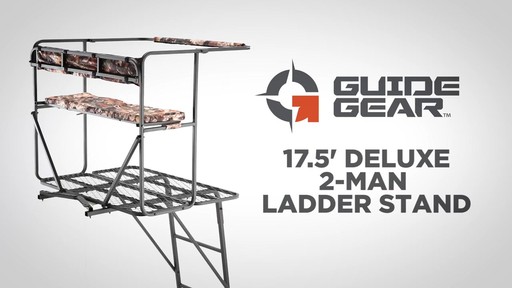 Guide Gear 17.5' Deluxe 2 Man Hunting Ladder Tree Stand - image 2 from the video