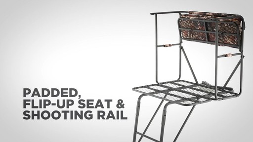 Guide Gear 17.5' Deluxe 2 Man Hunting Ladder Tree Stand - image 5 from the video