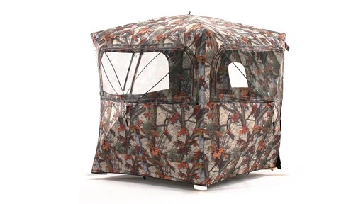 Barronett Blinds Grounder 350 Hunting Blind with Bonus Hunting Chair 360 View - image 10 from the video