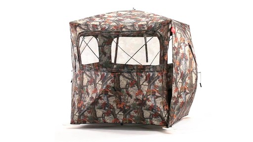 Barronett Blinds Grounder 350 Hunting Blind with Bonus Hunting Chair 360 View - image 8 from the video