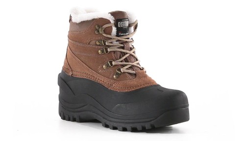 Guide Gear Women's Insulated Lace-up Winter Boots 400 Grams 360 View - image 7 from the video