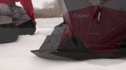 Eskimo Fat Fish 949 Insulated Ice Fishing Shelter - image 10 from the video