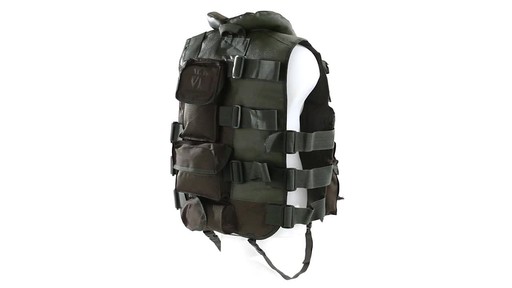 Mil-Tec Military-Style Tactical Vest 360 View - image 6 from the video