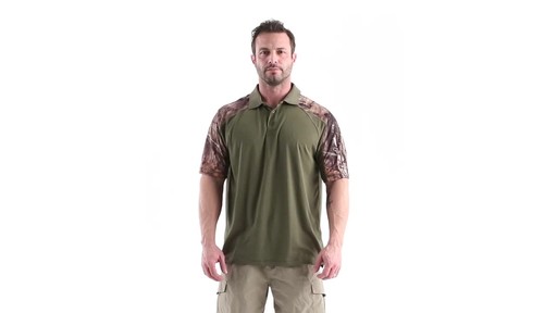 Guide Gear Men's Camo Performance Polo Shirt 360 View - image 1 from the video