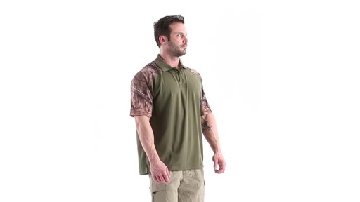 Guide Gear Men's Camo Performance Polo Shirt 360 View - image 3 from the video