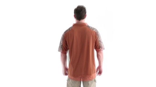 Guide Gear Men's Camo Performance Polo Shirt 360 View - image 6 from the video