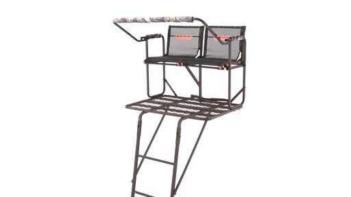 Guide Gear 17' Full Platform 2 Man Ladder Tree Stand 360 View - image 1 from the video