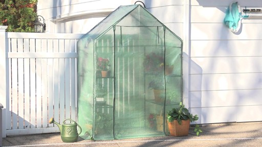 CASTLECREEK Compact Walk-in Greenhouse - image 10 from the video