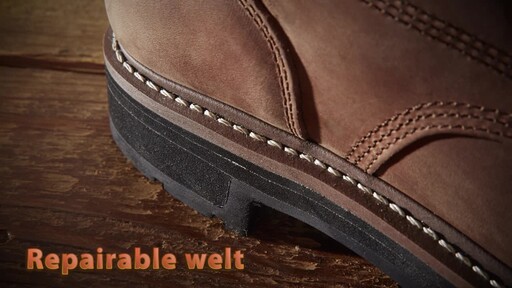 Guide Gear Men's Square Toe Lacer Work Boots - image 8 from the video