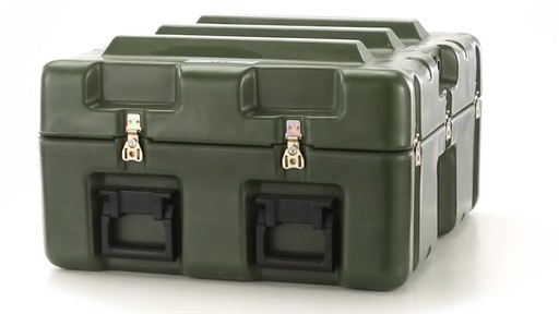 U.S. Military Surplus Hardigg Storage Case Like New - image 10 from the video