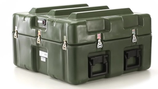 U.S. Military Surplus Hardigg Storage Case Like New - image 6 from the video