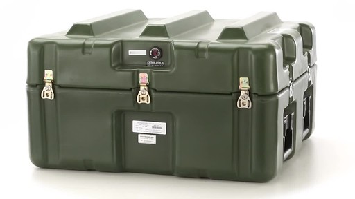 U.S. Military Surplus Hardigg Storage Case Like New - image 7 from the video