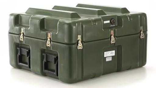 U.S. Military Surplus Hardigg Storage Case Like New - image 9 from the video