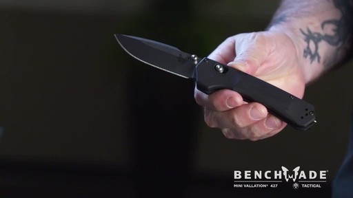 Benchmade 427 Mini Vallation Axis Assist Folding Knife - image 2 from the video