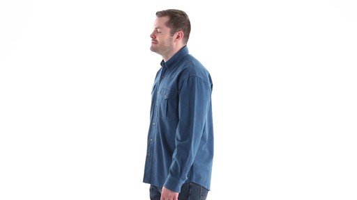 Guide Gear Men's Cotton Chamois Shirt 360 View - image 6 from the video