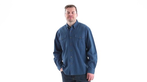 Guide Gear Men's Cotton Chamois Shirt 360 View - image 7 from the video