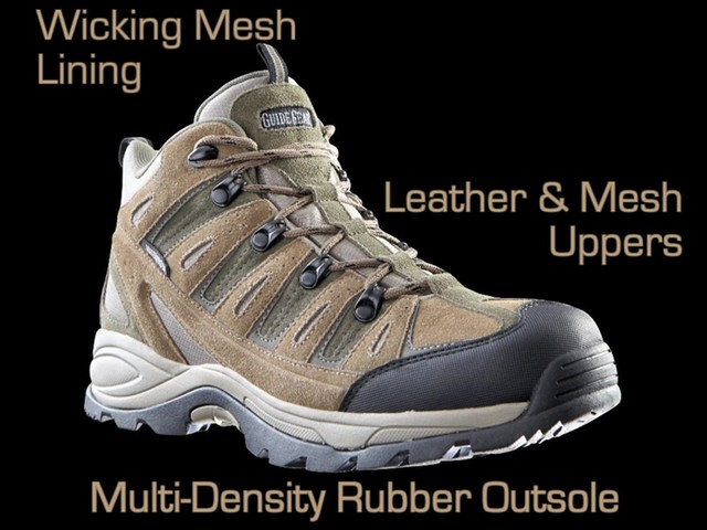 Guide Gear® WATERPROOF Mid Hiking Boots - image 8 from the video