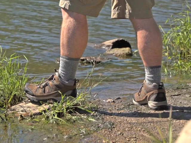 Guide Gear® WATERPROOF Mid Hiking Boots - image 9 from the video