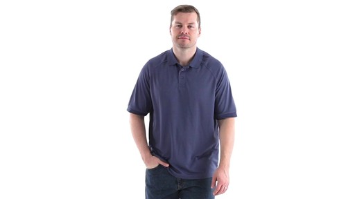 Guide Gear Men's Performance Short Sleeve Polo Shirt 360 View - image 10 from the video