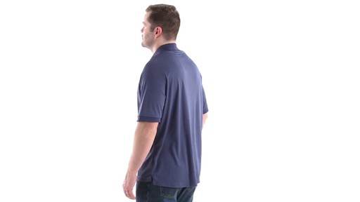 Guide Gear Men's Performance Short Sleeve Polo Shirt 360 View - image 7 from the video