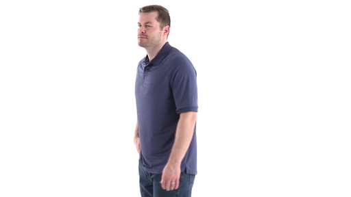 Guide Gear Men's Performance Short Sleeve Polo Shirt 360 View - image 8 from the video