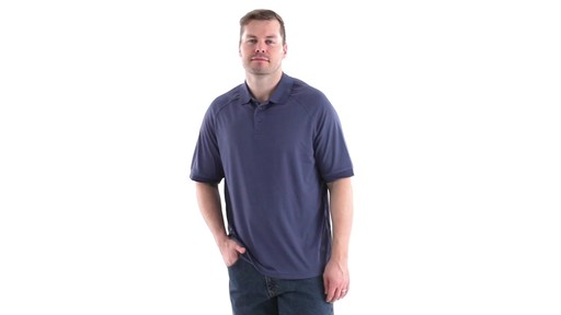 Guide Gear Men's Performance Short Sleeve Polo Shirt 360 View - image 9 from the video