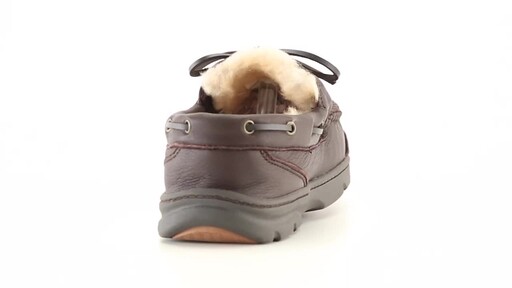 Guide Gear Men's Deer Tie Front Slippers 360 View - image 8 from the video