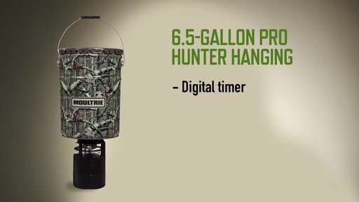Moultrie 6.5-gallon Pro Hunter Hanging Deer Feeder - image 5 from the video
