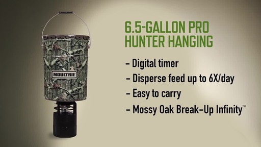 Moultrie 6.5-gallon Pro Hunter Hanging Deer Feeder - image 8 from the video