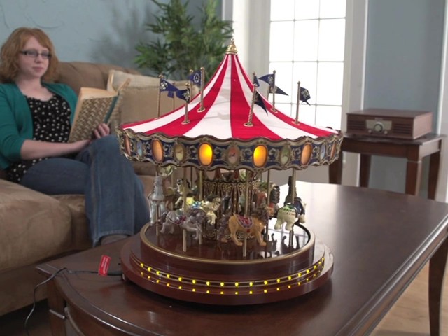 Gold Label® Animated Anniversary Carousel Music Box - image 2 from the video