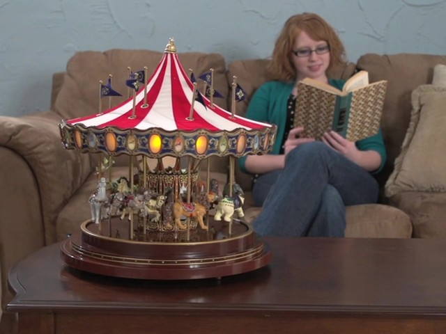 Gold Label® Animated Anniversary Carousel Music Box - image 4 from the video