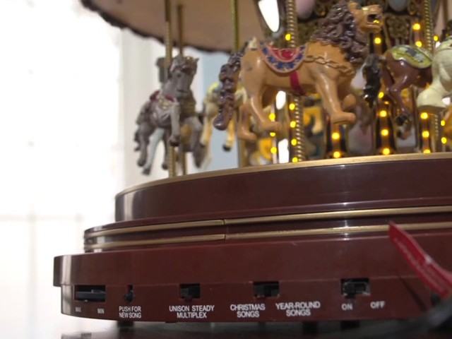Gold Label® Animated Anniversary Carousel Music Box - image 7 from the video