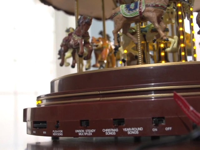 Gold Label® Animated Anniversary Carousel Music Box - image 8 from the video