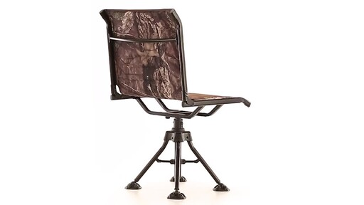 Bolderton 360 Comfort Swivel Camo Hunting Chair Mossy Oak Break-Up COUNTRY - image 6 from the video