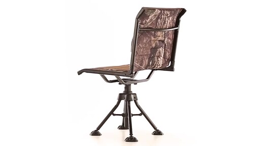 Bolderton 360 Comfort Swivel Camo Hunting Chair Mossy Oak Break-Up COUNTRY - image 9 from the video